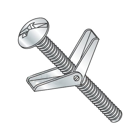 Newport Fasteners Toggle Bolt, 3" L, Steel, 50 PK 425218